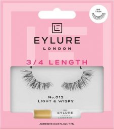 Eylure 3/4 Length Lashes sztuczne rzęsy z klejem efekt unikalnego podkreślenia No. 013