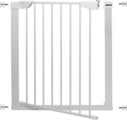  Max4b Bramka barierka ochronna zabezpieczająca drzwi schody HANKSKIDS rozporowa 75-82cm - biała