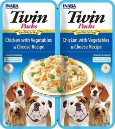  Inaba Foods Inaba Dog Twin Przysmak dla Psów Kurczak Ser 2x40g