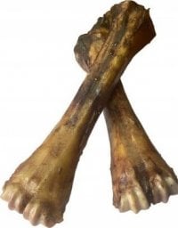  LUCZE LUCZE Kość stopa wołowa suszona 100% naturalne 1szt