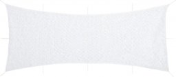  vidaXL Siatka maskująca z torbą do przechowywania, 844x429 cm, biała