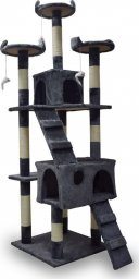 Animel Drapak drzewko Legowisko Wieża dla Kota 170cm Ciemnoszary