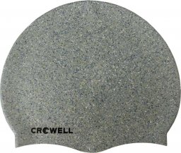  Crowell Czepek pływacki silikonowy Crowell Recycling Pearl srebrny kol.2