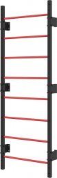  UnderFit Drabinka gimnastyczna metalowa UNDERFIT 228 x 79 cm czerwona