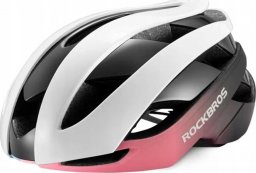 RockBros Kask rowerowy uniwersalny regulowany rozmiar L niebiesko-różowy ROCKBROS