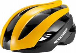 RockBros Kask rowerowy uniwersalny regulowany rozmiar L czarno-żółty ROCKBROS