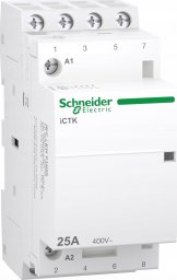  SCHNEIDERE Stycznik modułowy Acti9 iCTK50-25-40-230 25A 4NO 50Hz 220/240 VAC Schneider bez możliwości rozbudowy o styki pomocnicze A9C40425