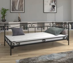 Lak System Łóżko metalowe - sofa, leżanka szezlong 90x200 wzór 24L, polski producent