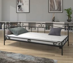 Lak System Łóżko metalowe - sofa, leżanka szezlong 90x200 wzór 24P, polski producent