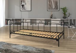 Lak System Łóżko metalowe - sofa, leżanka szezlong 140x200 wzór 24P, polski producent