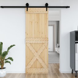  TRITON Drzwi NARVIK, 80x210 cm, lite drewno sosnowe