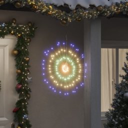  TRITON Ozdoby świąteczne ze 140 lampkami LED, 8 szt., kolorowe, 17 cm