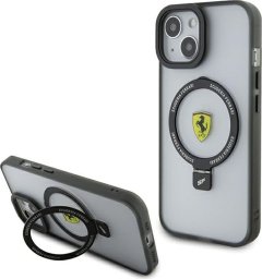 Ferrari Ferrari FEHMP15SUSCAH iPhone 15 / 14 / 13 6.1" transparent hardcase Ring Stand 2023 Collection MagSafe