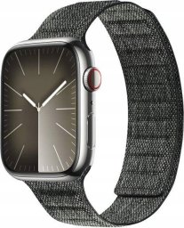  Crong Crong Melange - Pasek magnetyczny do Apple Watch 42/44/45/49 mm (czarny melanż)