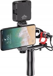  Apexel Mocowanie Rączka Ramię Grip 1/4"" Iso Na Telefon + Mikrofon Lampę Monitor / Apl-vg01