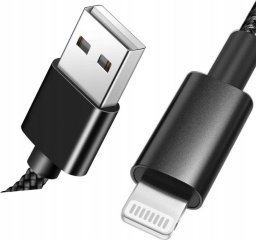 Kabel USB Gembird USB-A - Lightning 1.8 m Czarny (CCDB-MUSB2B-AMLM-6)