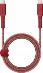 Kabel USB Energea ENERGEA kabel Flow USB-C - USB-C 1.5m czerwony/red 240W 5A PD Fast Charge