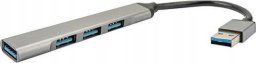 HUB USB 4smarts 4smarts HUB 4w1 USB-A -3xUSB-A 2.0 + USB-A 3.0 space grey 456909