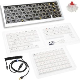 Klawiatura Ducky Ducky Outlaw 65 Gaming-Keyboard, Barebone - Silver (ISO)