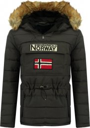 Kurtka męska Geographical Norway Markowa kurtka Geographical Norway model Coconut-WR036H kolor Szary. Odzież męska. Sezon: Jesień/Zima XL