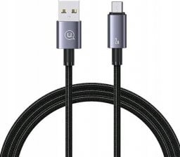 Kabel USB Usams Kabel USAMS US-SJ668 USB-A / Micro-USB 2A 1,2m Fast Charging stalowy/tarnish