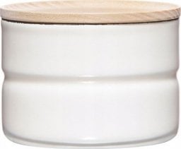  Riess RIESS - Pojemnik kuchenny z drewnianą pokrywą 0,2l Pure White