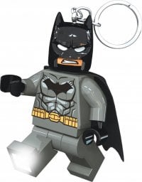 Breloczek . LEGO DC Super Heroes Batman Brelok z Latarką szary