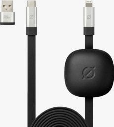 Kabel USB Atom Studios ATOM STUDIOS KABEL USB-C to LIGHTNING FAST CHARGE FLAT + WEIGHT 1.8M CZARNY standard