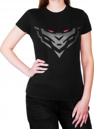  Diablo Damska koszulka gamingowa Diablo Chairs, czarna, rozmiar S