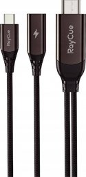 Kabel USB RayCue Kabel USB-C do HDMI 2.1 4k30Hz RayCue, 2m (czarny)