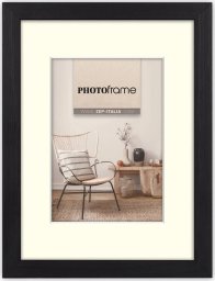 Ramka ZEP ZEP Malmo black 15x20/20x30 Holz mit Passepartout V4523B