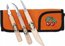  Kirschen Kirschen Set of carving knives Velourleather bag