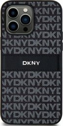  DKNY DKNY DKHCS24SPRTHSLK S24 S921  czarny/black hardcase Leather Mono Stripe & Metal Logo