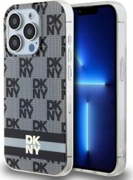  DKNY DKNY DKHMP13XHCPTSK iPhone 13 Pro Max 6.7" czarny/black hardcase IML Checkered Mono Pattern & Printed Stripes MagSafe
