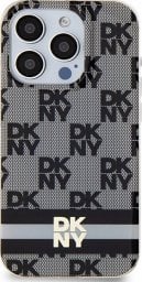  DKNY DKNY DKHMP14LHCPTSK iPhone 14 Pro 6.1" czarny/black hardcase IML Checkered Mono Pattern & Printed Stripes MagSafe