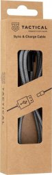 Kabel USB Tactical Tactical Fast Rope Kevlar Cable USB-C/USB-C 100W 20V/5A 2m Grey standard
