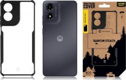 Tactical Tactical Quantum Stealth Cover for Motorola G04 Clear/Black standard