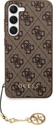  Guess Oryginalne Etui GUESS Hardcase GUHCS24SGF4GBR do Samsung S24 (4G Charm / brązowy)