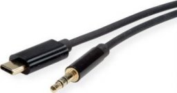 Adapter USB TRITON Adapter ROLINE Kabel USB typu C - 3,5 mm audio, męski/żeński, zwart, 3 m