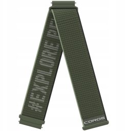  Coros COROS išmaniojo laikrodžio dirželis 22mm Nylon Band APEX 2 Pro, APEX Pro, APEX 46mm, žalios spalvos