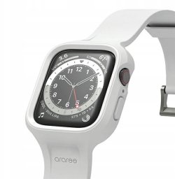  Sourcing Araree case with Duple Pro Apple Watch strap 44/45mm white/white AR70-01866B