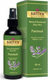  Sattva Sattva Natural Deodorant Body Mist naturalny dezodorant w formie mgiełki do ciała Patchouli 80ml
