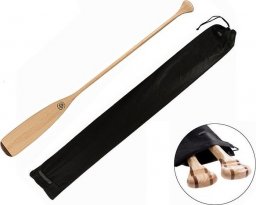  John Paddle Pagaj John Paddle Canoe Beavertail Sosnowy - ogon bobra + Pokrowiec Paddle Sleeve 137 cm