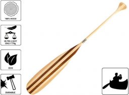  John Paddle Pagaj John Paddle Canoe Beavertail Paski - ogon bobra 136 cm