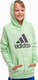  Adidas Bluza dla dzieci adidas Big Logo Essentials Cotton Hoodie jasnozielona IS2591 152cm
