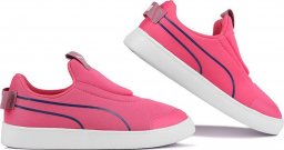  Puma Buty dla dzieci Puma Courtflex v2 Slip On PS różowe 374858 12 32,5