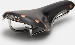  Brooks Siodełko BROOKS SWIFT, Black, Steel Rail, Waga 510g, Linia Leather (NEW)