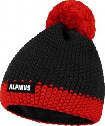  Alpinus Czapka Alpinus Mutenia Hat czarno-czerwona TT43839 S/M