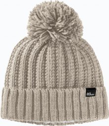  Jack Wolfskin Czapka Jack Wolfskin HIGHLOFT KNIT BEANIE W DUSTY GREY Rozmiar:M