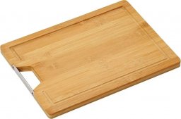 Deska do krojenia Kesper Deska kuchenna do krojenia, bambusowa, z metalowym uchwytem, 38 x 28 cm, Kesper